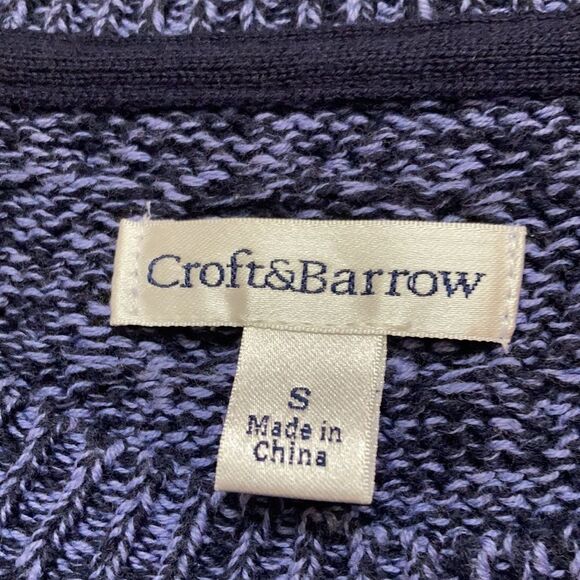 Croft and Barrow cotton honeycomb sweater - Picture 3 of 6